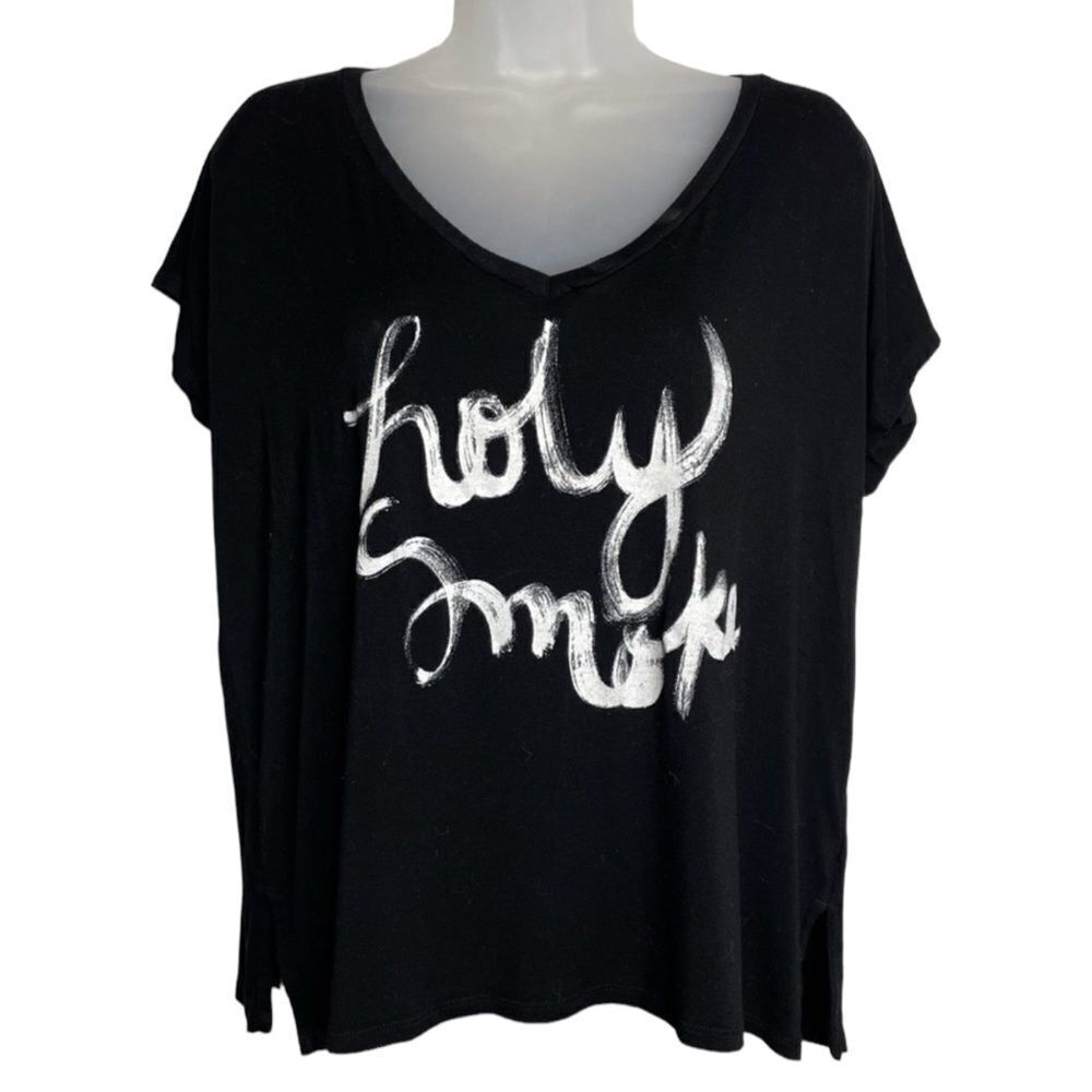 Aeropostale Bethany Mota V-Neck Tee “Holy Smoke”
